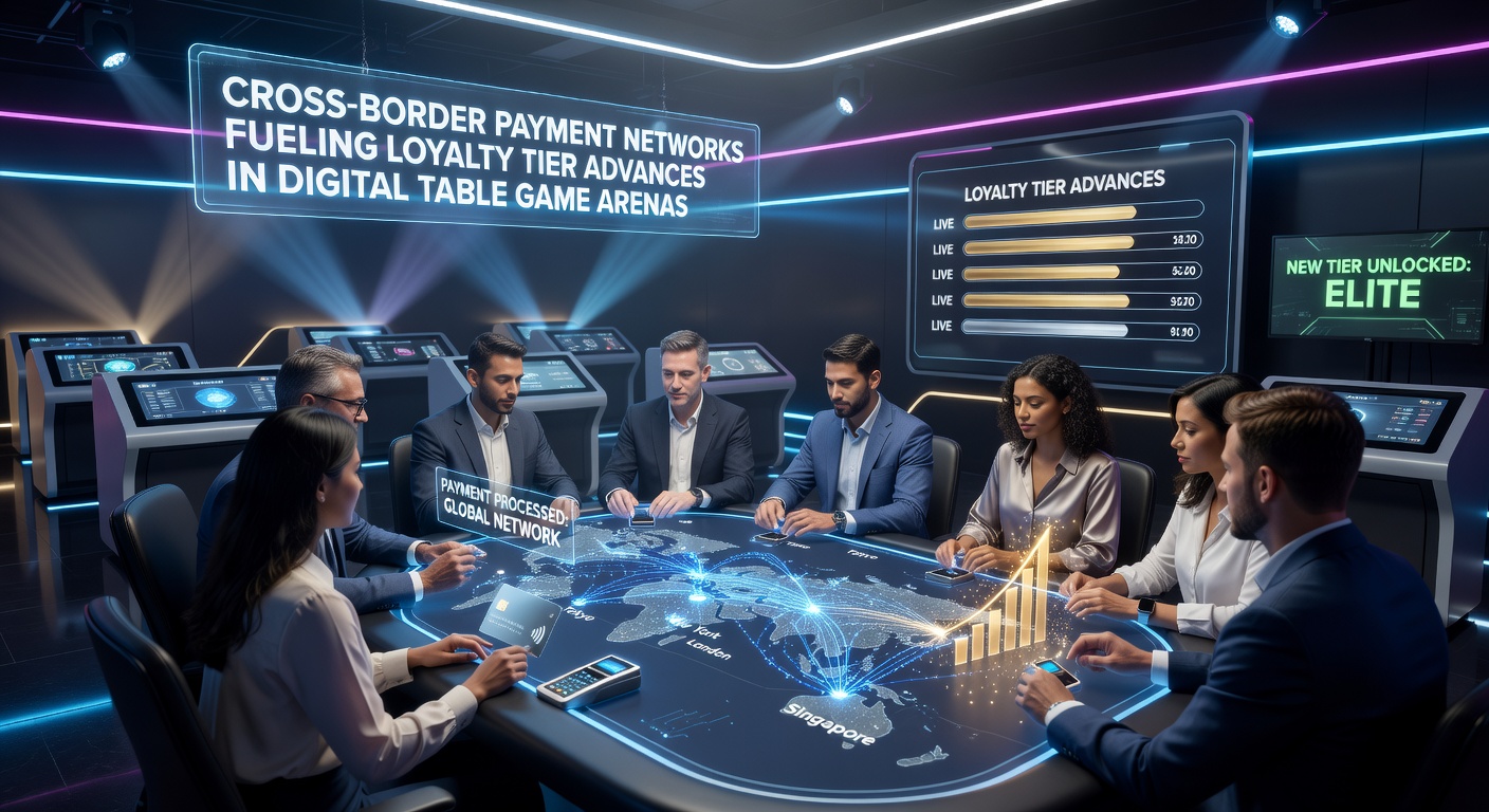 Loyalty tier progression supported by efficient international payment solutions in online gaming