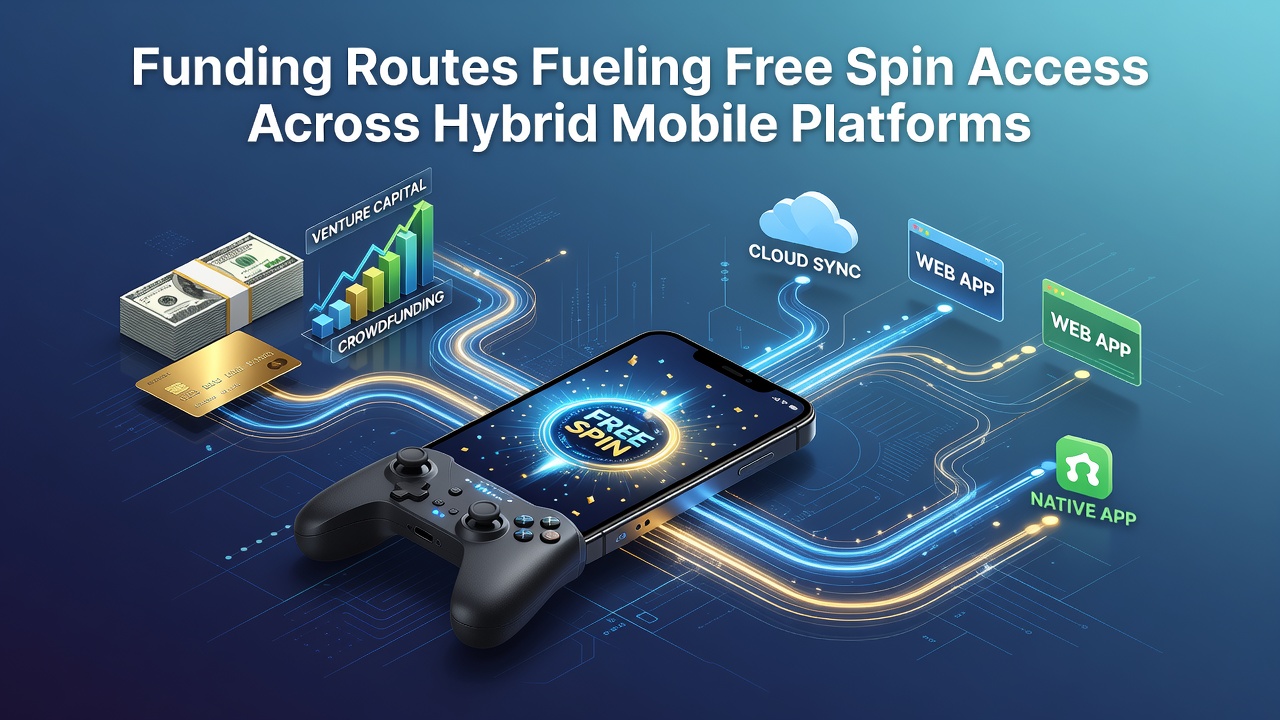 Diagram showing various payment methods connecting to free spin bonuses on mobile casino interfaces