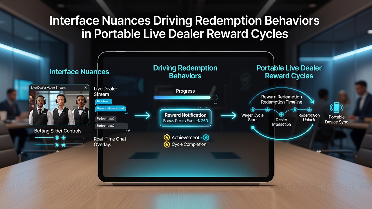 Close-up of portable device displaying live dealer reward cycle dashboard with navigation elements