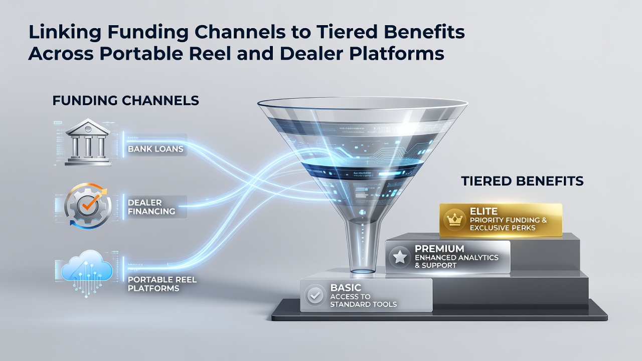 Illustration of payment integration connecting funding options to loyalty tiers across mobile reel and live dealer interfaces