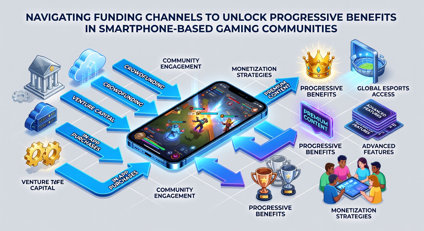 Group of gamers collaborating on mobile devices with reward progress displayed