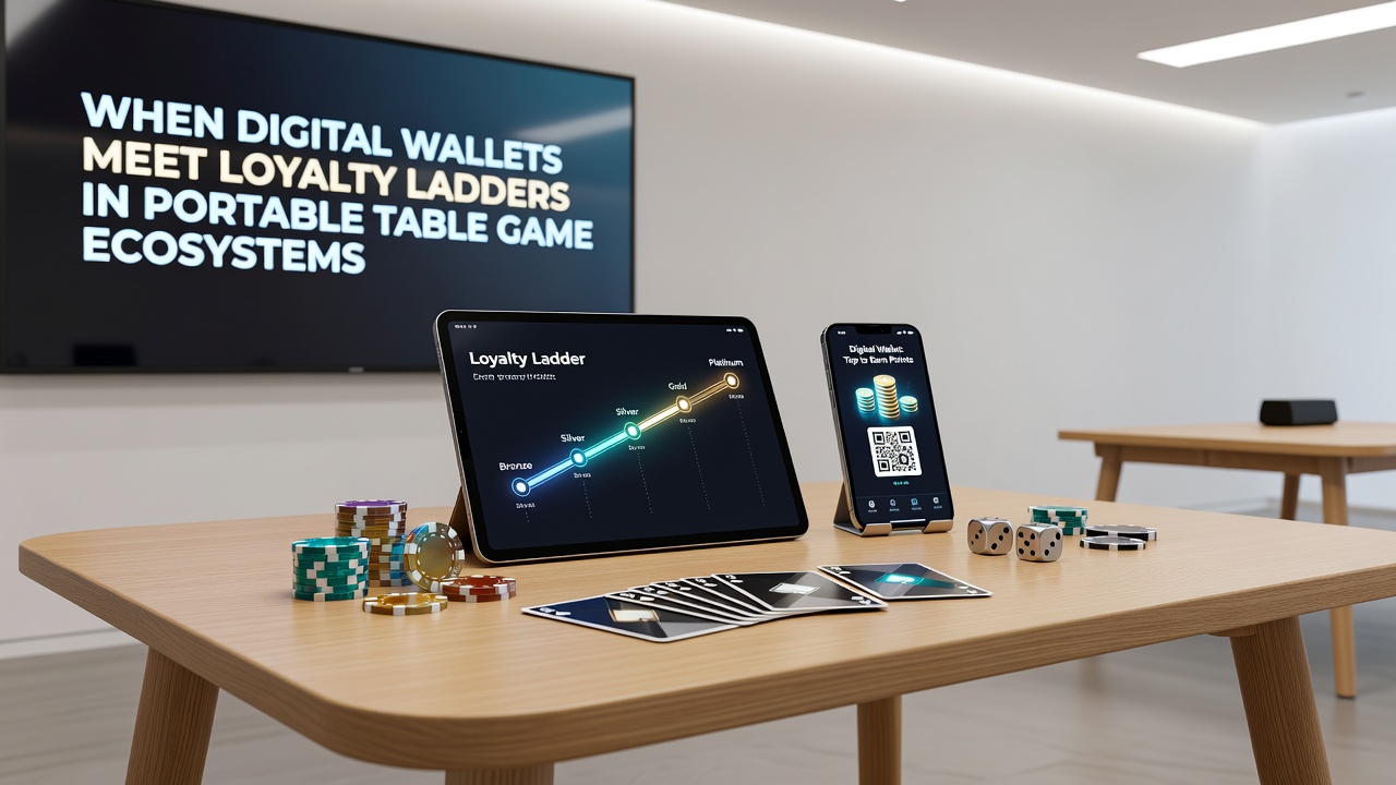Loyalty tier dashboard on a portable device displaying wallet transaction history and reward milestones